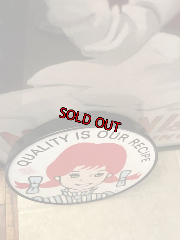 画像4: Wendy’s Small Plastic Sign (A) / ウエンディーズ 小さな看板、サイン、ストアディスプレイ (4)