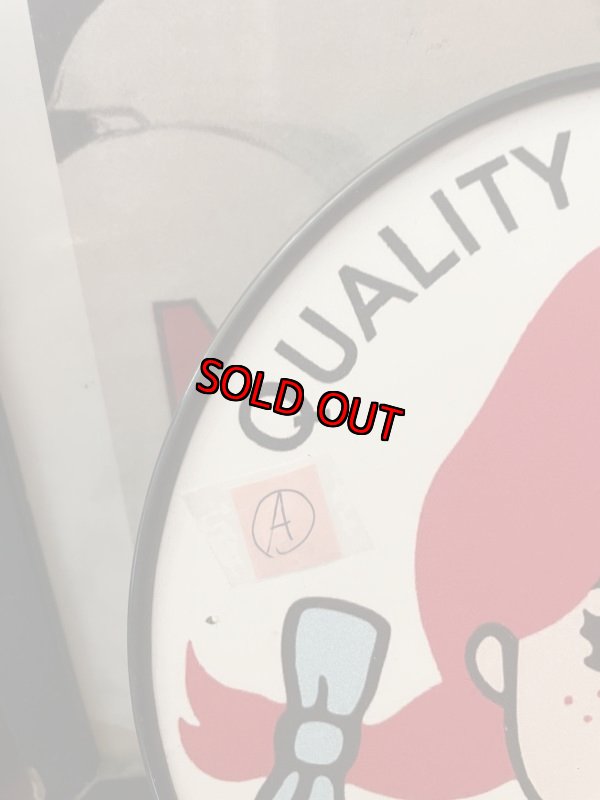 画像2: Wendy’s Small Plastic Sign (A) / ウエンディーズ 小さな看板、サイン、ストアディスプレイ (2)