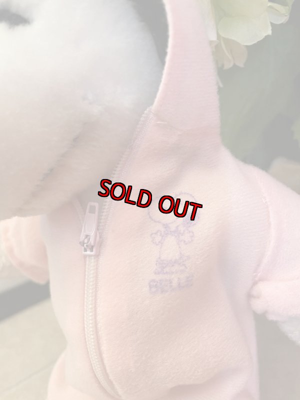 画像4: Snoopy Belle Pink Bunny Ester Plush Stuffed Doll (B) / スヌーピー  ベル、イースターピンクのウサギ　ぬいぐるみ ドール (4)