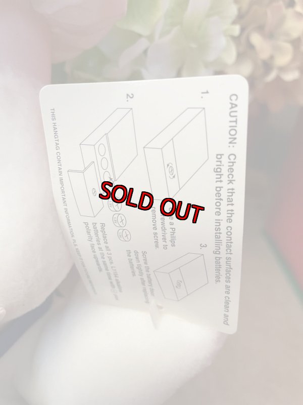 画像4: Phillsbury Dough Boy Battery Plush Doll with Tag 1998 / ピルズベリー　ドゥボーイ  タグ付き電動ぬいぐるみ (4)