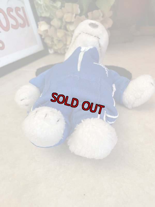 画像8: Snoopy Blue Sweat suits Plush Stuffed Doll (A) /スヌーピー ブルーのジャージセット ぬいぐるみ ドール (8)