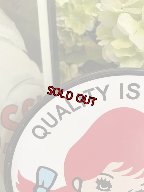 画像2: Wendy’s Small Plastic Sign (C) / ウエンディーズ 小さな看板、サイン、ストアディスプレイ (2)