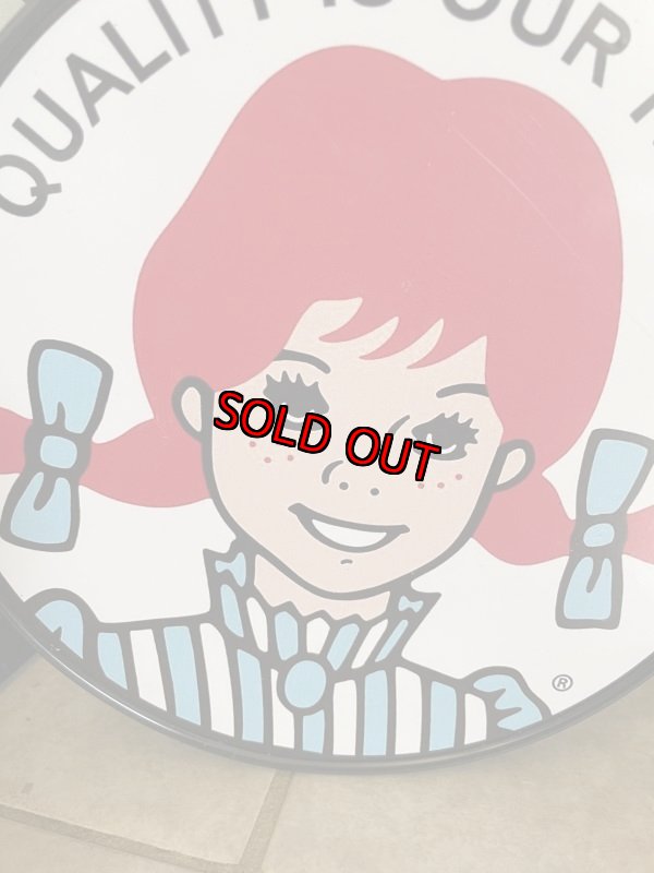 画像4: Wendy’s Small Plastic Sign (C) / ウエンディーズ 小さな看板、サイン、ストアディスプレイ (4)