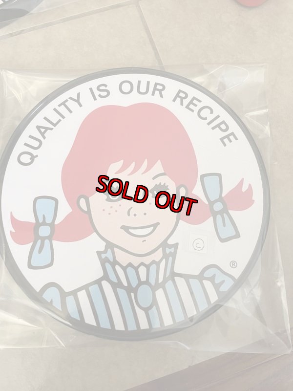 画像10: Wendy’s Small Plastic Sign (C) / ウエンディーズ 小さな看板、サイン、ストアディスプレイ (10)