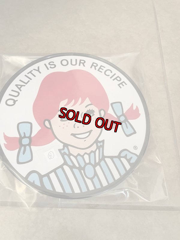 画像11: Wendy’s Small Plastic Sign (B) / ウエンディーズ 小さな看板、サイン、ストアディスプレイ (11)