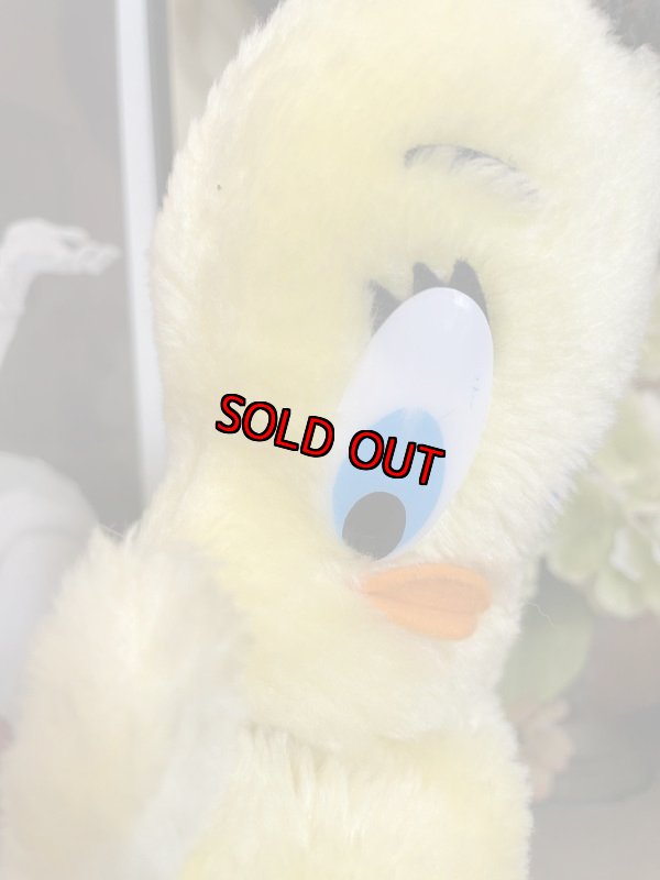 画像6:  Looney Tunes Tweety  Mighty Star Plush Doll Hand Puppet 1971 /  ルーニーテューンズ   トゥイーティー ぬいぐるみ パペット (6)