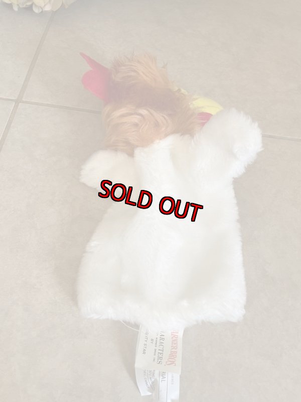画像10: Looney Tunes  Foghorn Leghorn Mighty Star Plush Doll hand puppet 1971 / ルーニーチューンズ　フォグホーン・　レグホーン　ぬいぐるみハンドパペット　 (10)