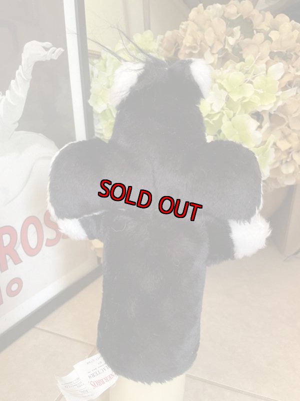 画像4: Looney Tunes  Sylvester Mighty Star Plush Doll hand puppet 1971 / ルーニーチューンズ　シルベスター　ぬいぐるみハンドパペット　 (4)