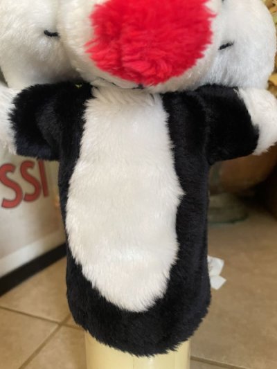 画像2: Looney Tunes  Sylvester Mighty Star Plush Doll hand puppet 1971 / ルーニーチューンズ　シルベスター　ぬいぐるみハンドパペット　