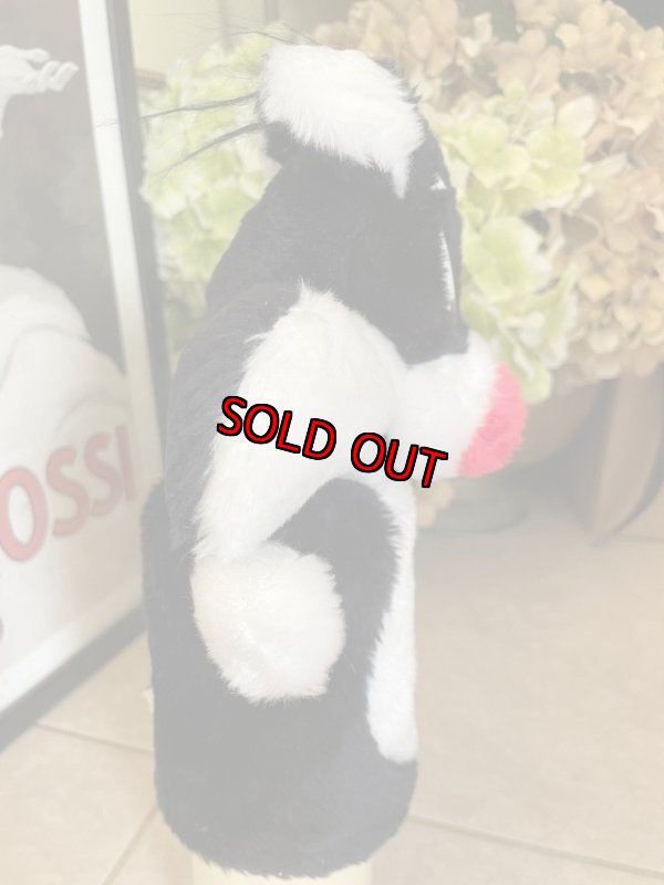 画像6: Looney Tunes  Sylvester Mighty Star Plush Doll hand puppet 1971 / ルーニーチューンズ　シルベスター　ぬいぐるみハンドパペット　 (6)