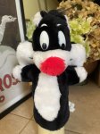 画像1: Looney Tunes  Sylvester Mighty Star Plush Doll hand puppet 1971 / ルーニーチューンズ　シルベスター　ぬいぐるみハンドパペット　 (1)