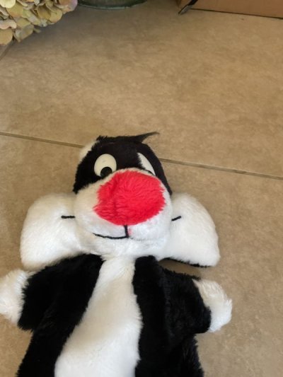 画像3: Looney Tunes  Sylvester Mighty Star Plush Doll hand puppet 1971 / ルーニーチューンズ　シルベスター　ぬいぐるみハンドパペット　