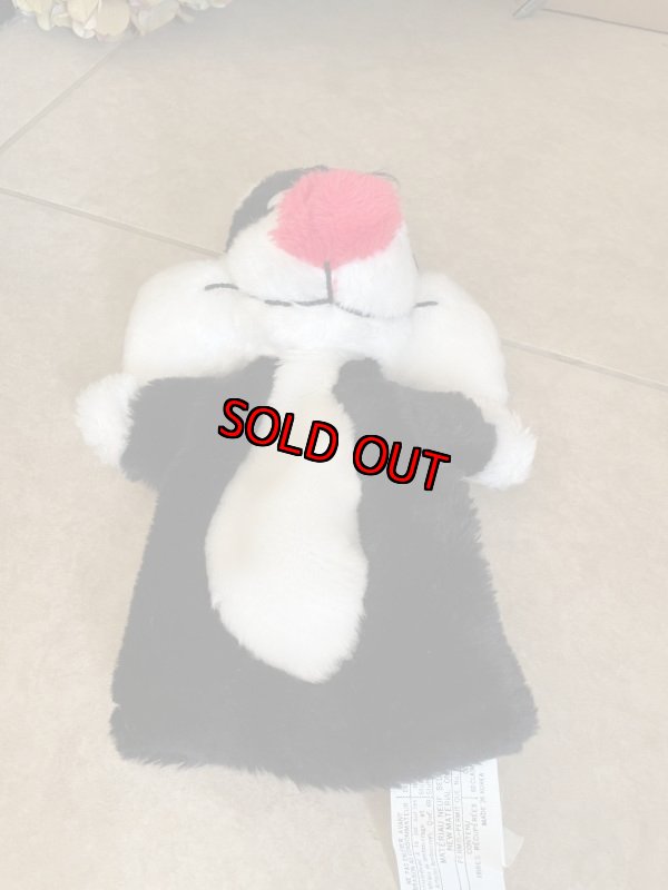 画像7: Looney Tunes  Sylvester Mighty Star Plush Doll hand puppet 1971 / ルーニーチューンズ　シルベスター　ぬいぐるみハンドパペット　 (7)