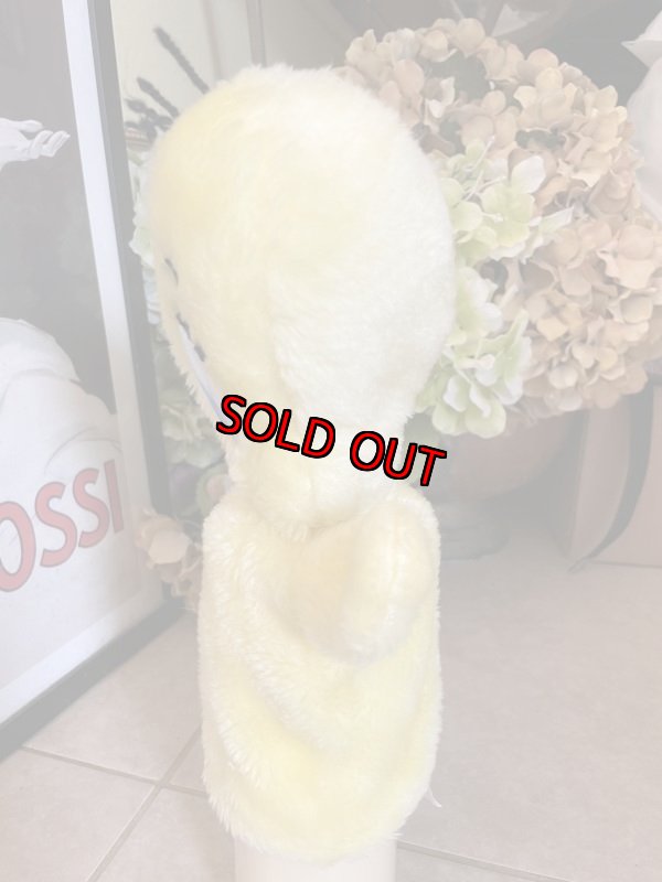 画像3:  Looney Tunes Tweety  Mighty Star Plush Doll Hand Puppet 1971 /  ルーニーテューンズ   トゥイーティー ぬいぐるみ パペット (3)