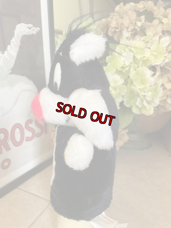 画像3: Looney Tunes  Sylvester Mighty Star Plush Doll hand puppet 1971 / ルーニーチューンズ　シルベスター　ぬいぐるみハンドパペット　 (3)