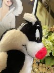 画像9: Looney Tunes  Sylvester Mighty Star Plush Doll hand puppet 1971 / ルーニーチューンズ　シルベスター　ぬいぐるみハンドパペット　 (9)