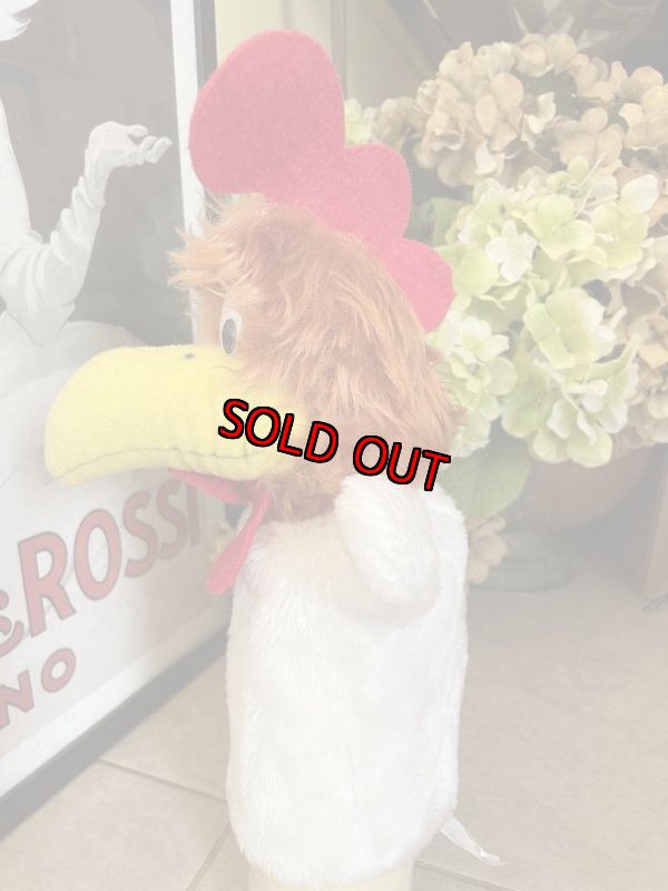 画像3: Looney Tunes  Foghorn Leghorn Mighty Star Plush Doll hand puppet 1971 / ルーニーチューンズ　フォグホーン・　レグホーン　ぬいぐるみハンドパペット　 (3)