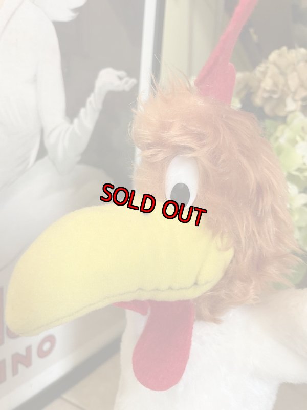 画像8: Looney Tunes  Foghorn Leghorn Mighty Star Plush Doll hand puppet 1971 / ルーニーチューンズ　フォグホーン・　レグホーン　ぬいぐるみハンドパペット　 (8)