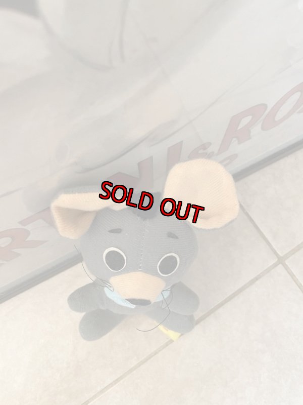 画像2: Hanna Barbers Pixie Plush doll with Blue Tie 1979 / ハンナバーベラ　レア！！　ピクシーの青いタイ、ぬいぐるみ　ドール　 (2)