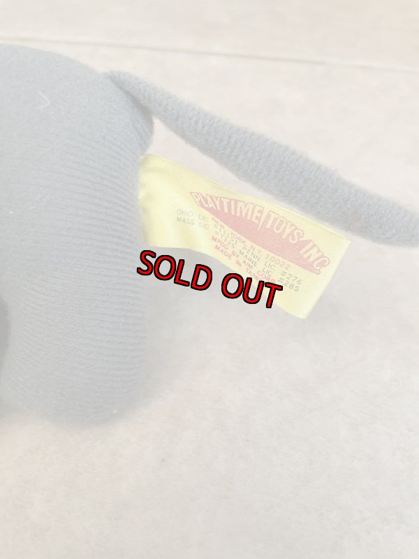 画像7: Hanna Barbers Pixie Plush doll with Blue Tie 1979 / ハンナバーベラ　レア！！　ピクシーの青いタイ、ぬいぐるみ　ドール　 (7)