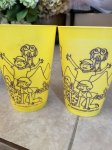 画像12: McDonald’s Yellow Plastic Cup mayor McCheese Set of 4 (C) 1977 / マクドナルドのプラスチック製、メイヤーマックチーズ、イエローコップ、4個セット (12)