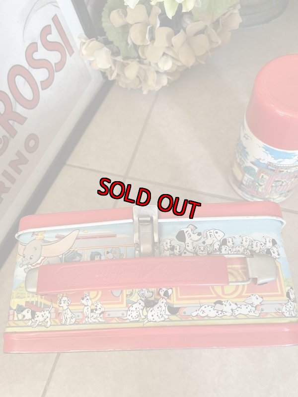 画像6: Mickey Mouse Disney Express Tin Lunch Box With Thermos / ミッキーマウスのディズニーエクスプレス、ティン製　ランチボックス 水筒付き 70年代 (6)
