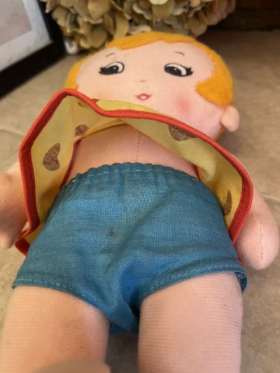 画像3: Hanna Barbera Flintstones knickerbocker Pebbles Fabric Doll  1972 (A) / フリントストーン　ペブルス　ニッカーボッカー　布　ドール