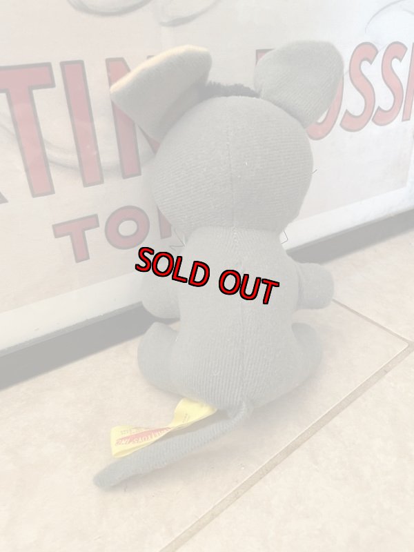 画像4: Hanna Barbers Pixie Plush doll with Blue Tie 1979 / ハンナバーベラ　レア！！　ピクシーの青いタイ、ぬいぐるみ　ドール　 (4)