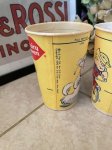 画像3: Dairy Queen Dennis The Menace Yellow Wax Long Cup Set Of 4 / ディリークィーン　デニス　ザ　メナス　ワックスペーパー　カップ　4個セット (3)