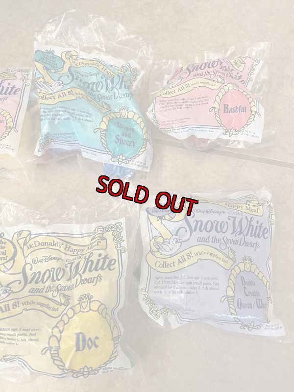 画像6: McDonald’s Complete Snow White Happy Meal set of 8 / マクドナルドのコンプリート　スノーホワイト、白雪姫、ハッピーミールトイ　8個セット (6)