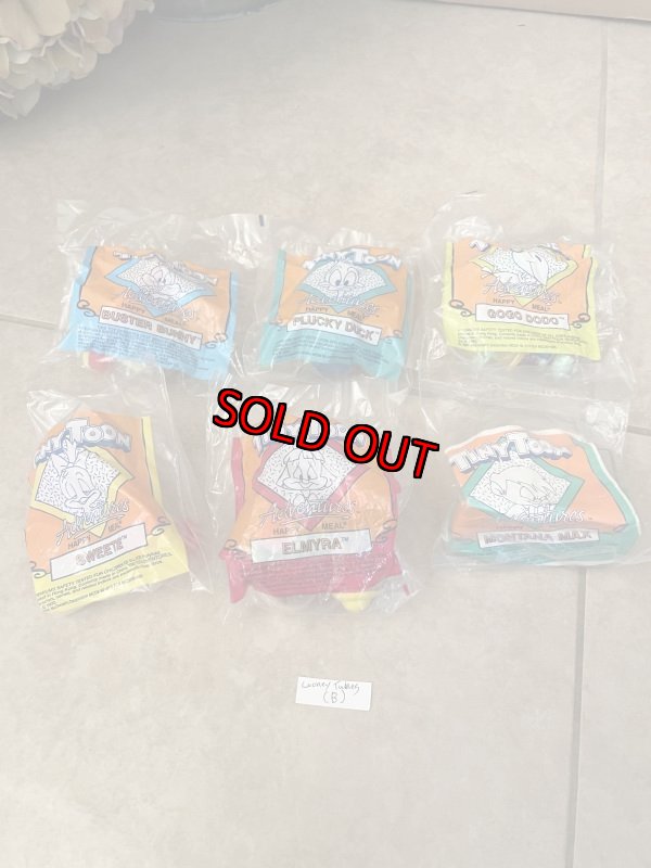 画像1: McDonald’s Looney Tunes meal toy set of 6 (B) / マクドナルドのルーニーチューンズ、ミールトイ  未開封　6点セット (1)