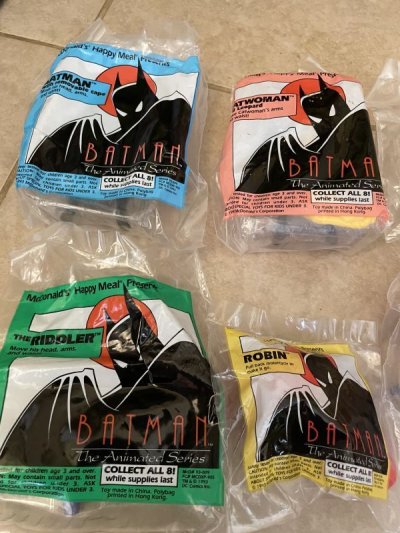画像2: McDonald’s Batman Happy Meal Complete set of 8 (A) /  マクドナルドのバットマン、ハッピーミールトイ　コンプリート8個セット