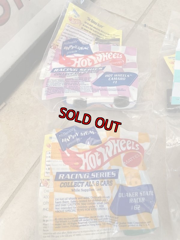 画像2: McDonald’s Hot Wheel Happy Meal set of 8  /  マクドナルドのホットウィール、ハッピーミールトイ　未開封　8個セット (2)