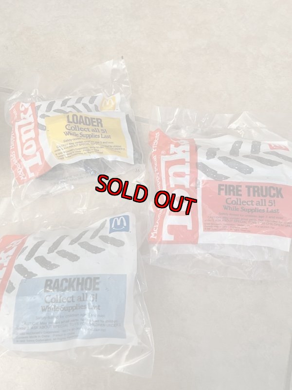 画像3: McDonald’s Tonka meal toy set of 5 (A) / マクドナルドのトンカ　ミールトイ  未開封　5点セット (3)