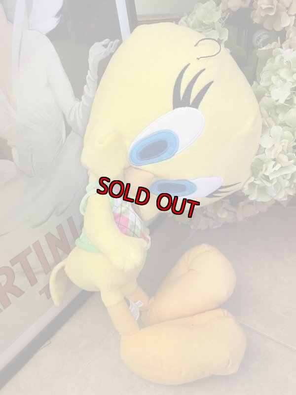 画像5:  Looney Tunes Tweety  Large Plush Doll  /  ルーニーテューンズ   トゥイーティー ぬいぐるみ　50cm (5)