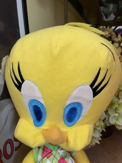 画像1:  Looney Tunes Tweety  Large Plush Doll  /  ルーニーテューンズ   トゥイーティー ぬいぐるみ　50cm
