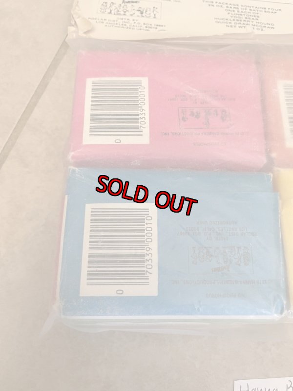 画像9:  Hanna barbera Yogi Huckleberry,Flintstones 1976 soap set of 4 (A) / ハンナバーベラ　ヨギ、ハックル、フリントストーン　袋入りソープ4個セット (9)