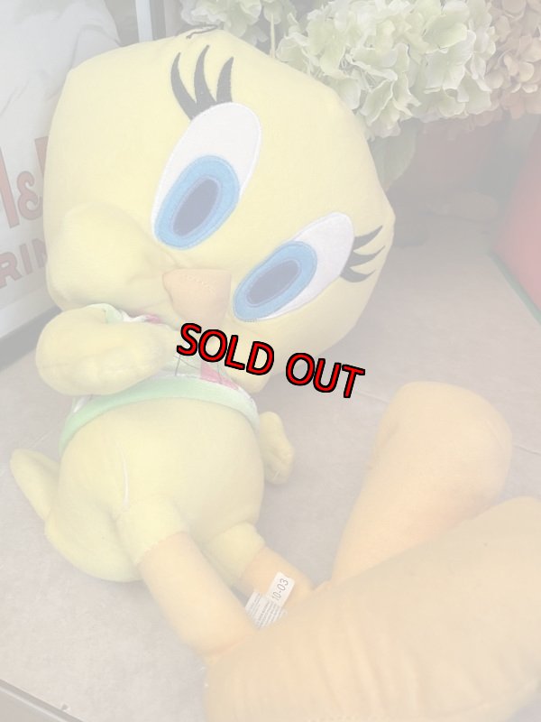 画像7:  Looney Tunes Tweety  Large Plush Doll  /  ルーニーテューンズ   トゥイーティー ぬいぐるみ　50cm (7)