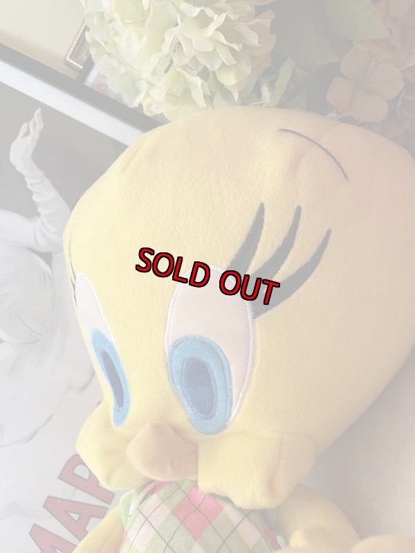 画像9:  Looney Tunes Tweety  Large Plush Doll  /  ルーニーテューンズ   トゥイーティー ぬいぐるみ　50cm (9)