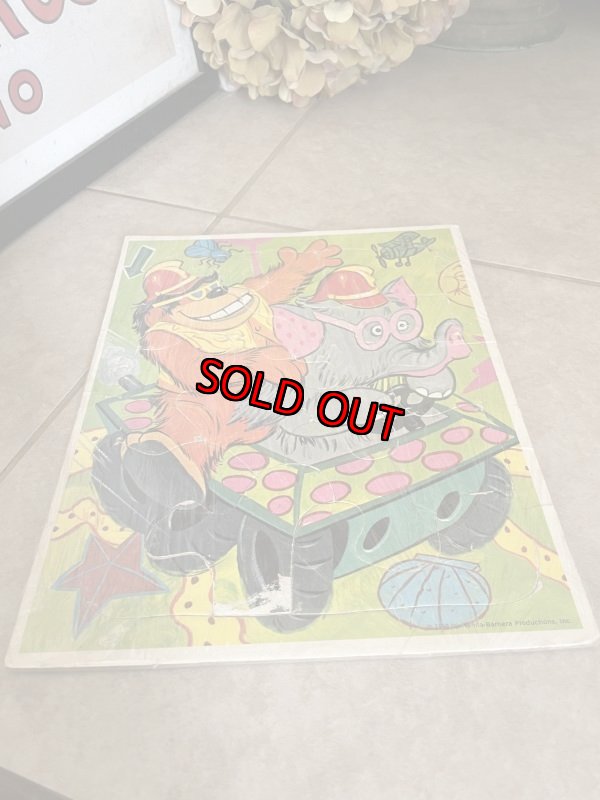 画像9: Hanna Barbera Banana Splits flame tray puzzle 1969 set of 2 / バナナスピリッツ フレーム 2枚セット  トレイパズル ハンナバーベラ (9)