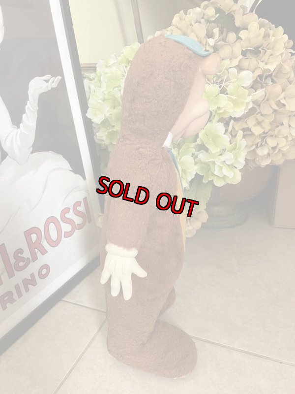 画像7: Hanna Barbera Yogi Bear Knickerbockers Rubber Face Plush Doll (C) / ハンナバーベラ　ヨギベア ニッカーボッカー ラバーフェイス＆ハンド、ぬいぐるみ　　 (7)
