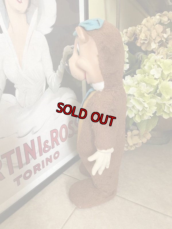 画像4: Hanna Barbera Yogi Bear Knickerbockers Rubber Face Plush Doll (C) / ハンナバーベラ　ヨギベア ニッカーボッカー ラバーフェイス＆ハンド、ぬいぐるみ　　 (4)