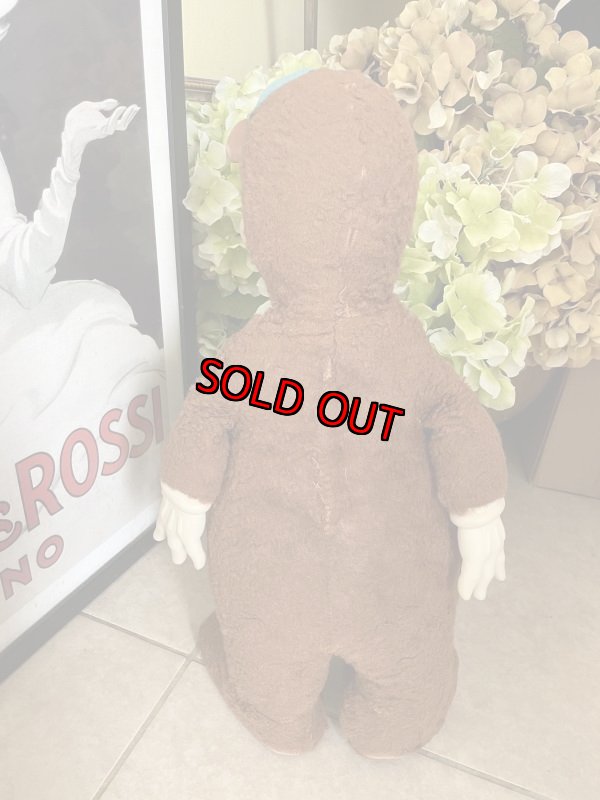 画像5: Hanna Barbera Yogi Bear Knickerbockers Rubber Face Plush Doll (C) / ハンナバーベラ　ヨギベア ニッカーボッカー ラバーフェイス＆ハンド、ぬいぐるみ　　 (5)