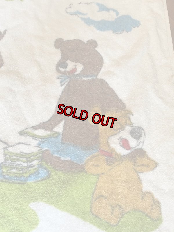 画像4: Hanna Barbera Yogi Bear Large Towel (D) / ハンナバーベラ　ヨギベア　タオル　ラージサイズ (4)