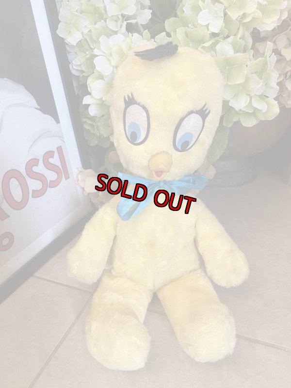 画像1:  Looney Tunes Tweety Gund Plush Doll  /  ルーニーテューンズ   トゥイーティー  ガンド製　ぬいぐるみ (1)