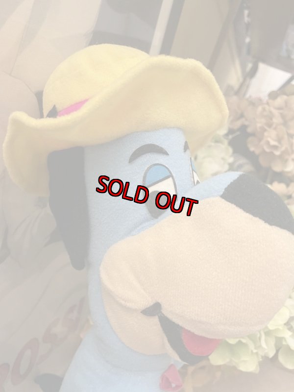 画像7: Huckleberry Hound Plush doll 48cm / ハックルベリーハウンド ちょっと大きめぬいぐるみ　ドール　 (7)