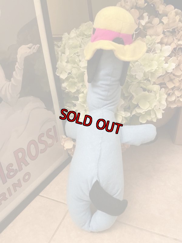 画像4: Huckleberry Hound Plush doll 48cm / ハックルベリーハウンド ちょっと大きめぬいぐるみ　ドール　 (4)