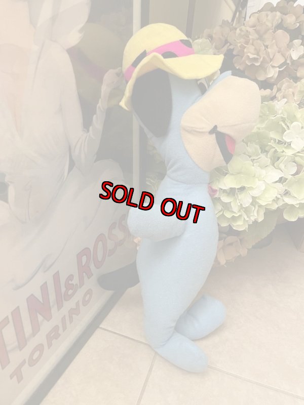画像5: Huckleberry Hound Plush doll 48cm / ハックルベリーハウンド ちょっと大きめぬいぐるみ　ドール　 (5)