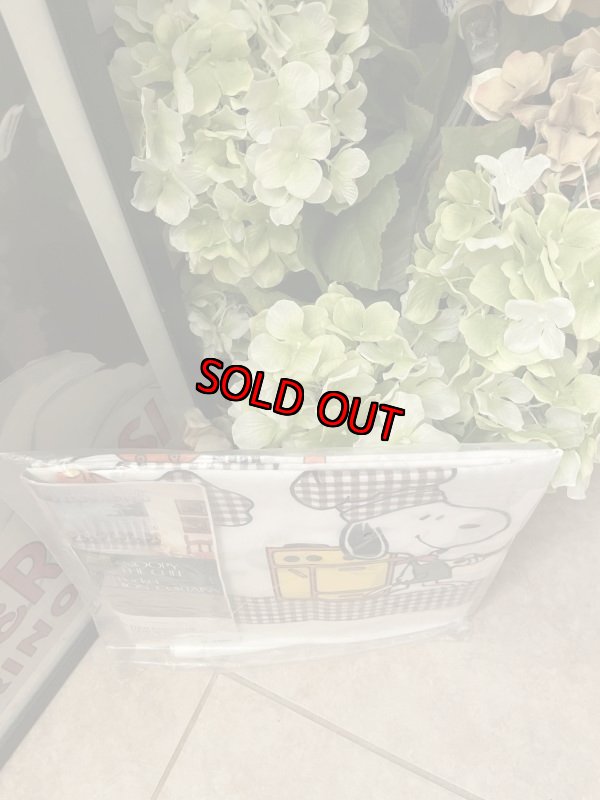 画像5: Snoopy The Chef Curtain Panel (A) / スヌーピー 袋入り窓のカーテン Aタイプ 1枚入り (5)