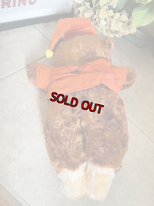 画像11: Travelodge Sleepy Bear Plush Doll with Orange Cap 50-60’s (C)  / トラべロッジ スリーピーベア ぬいぐるみ (11)